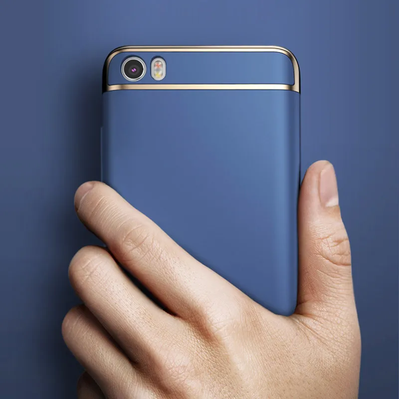 3IN1 Прохладный Футляр Для Сяо Mi Ми 5S чехол полное покрытие Пластик защиты Тонкий