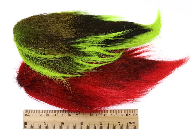 ICERIO северные Bucktail Волосы оленя мухобойка материал форель Лосось Мухи джиг тройной крючок повязка Baitfish Связывание материал