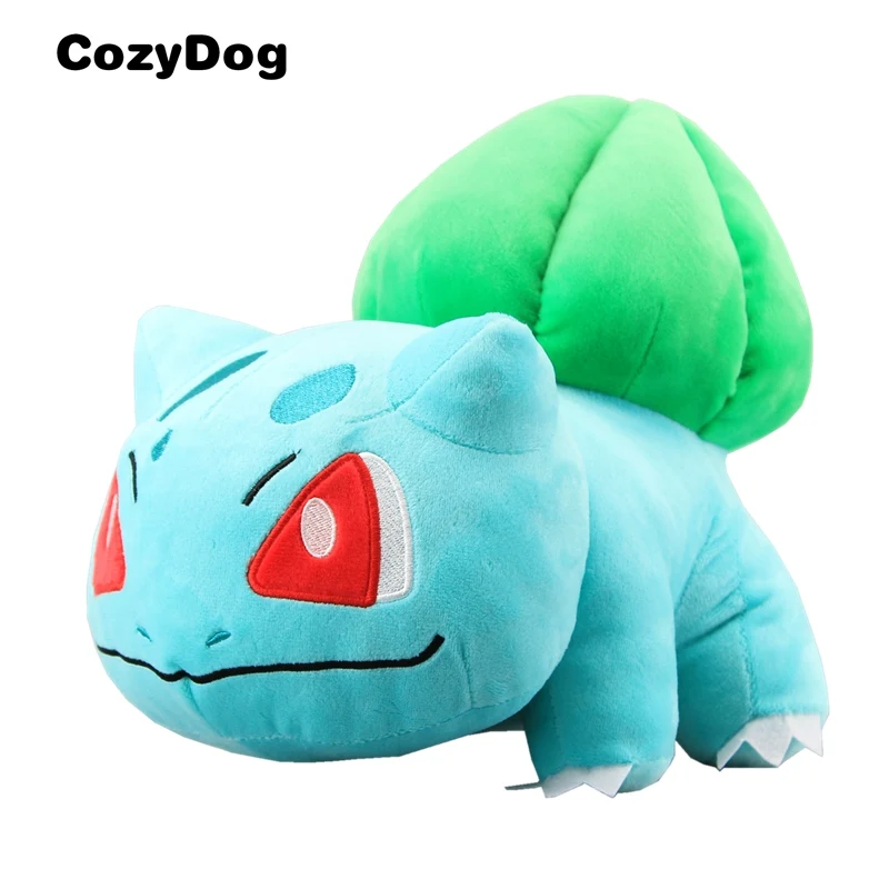 Bulbasaur A 25 CM 4 стиля Bulbasaur Ivysaur Venusaur плюшевая игрушка кукла Evolution Buabasaur игрушки для детей подарок - Цвет: Bulbasaur A 25 CM