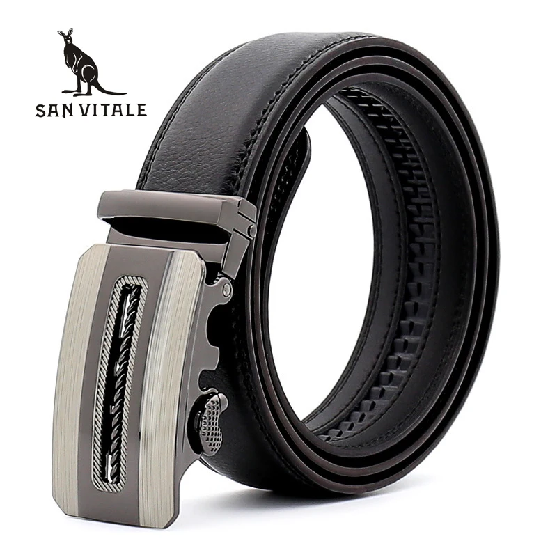 

Belts Men Belt Cowboy Strap Cowskin Genuine Leather Belts/Wide Man Black Stretch Buckles For Dress Luxury Brand Ratchet Buckle