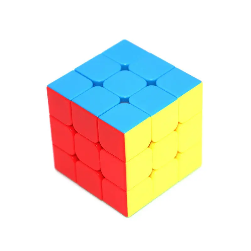 

Moyu Cubing Classroom 3x3x3 Magic Cube Stickerless Speed Cube Puzzle Twist Brain Teaser Safe ABS Ultra-Smooth Multi-Color 56mm