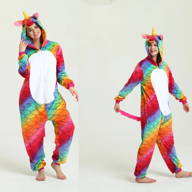 2020 пижамы для взрослых мужчин Kugurumi унисекс с животными капюшоном Тигр Домашняя