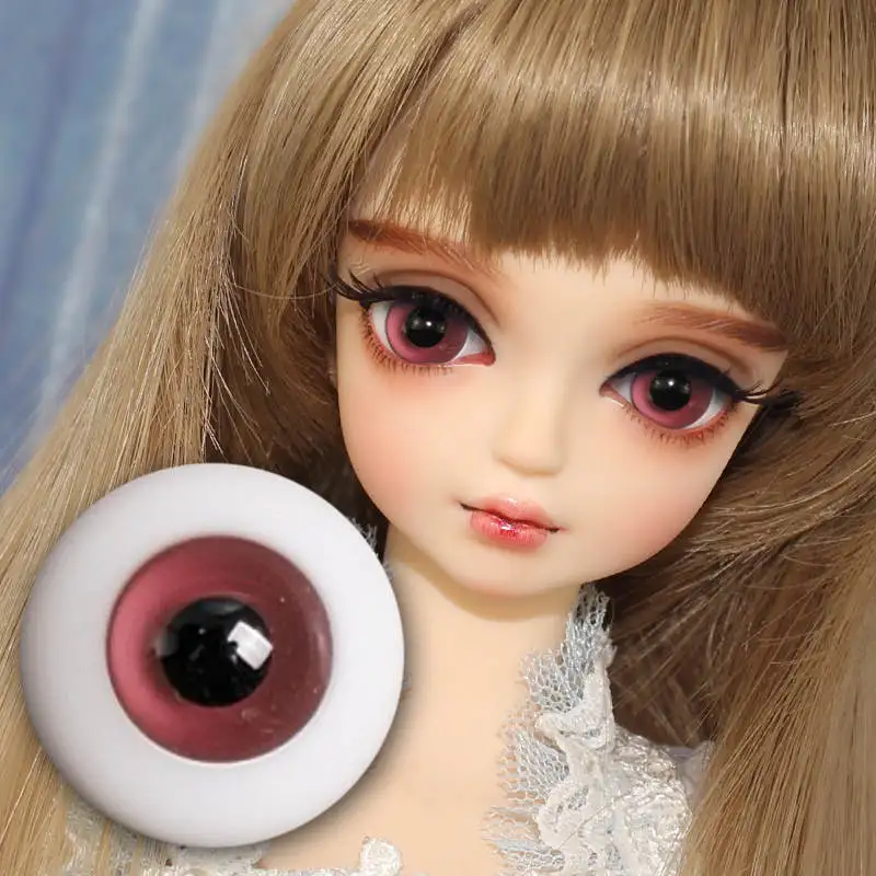Fortune Days 1/4 BJD кукла 12 мм девять цветов глаза reborn девушки глаза высокое качество Blyth куклы игрушки - Цвет: jiuhong