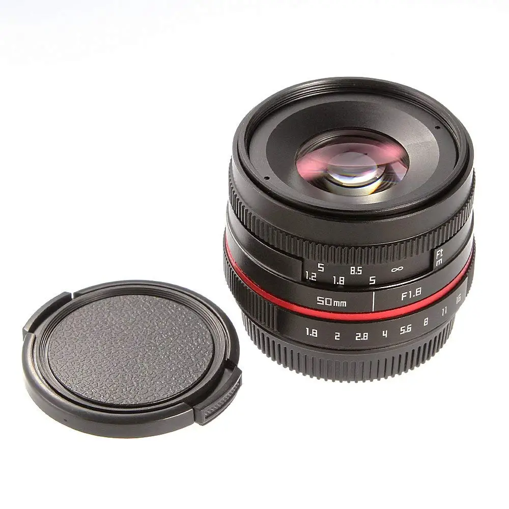 FOTGA 50 мм F/1 8 ручная фокусировка MF Prime объектив для Panasonic Olympus Micro 4/3 крепление MFT GH1 GH2