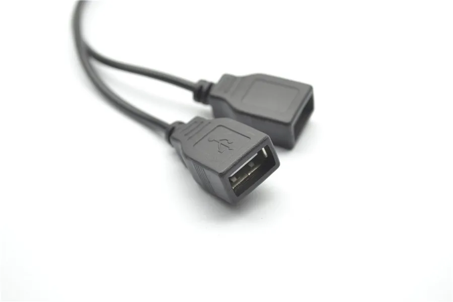 Двойной гнездовая часть usb-разъема шнур; Кабель питания кабель, зарядное устройство для автомобиля DC 12 V до 5 V 3A 15 W Преобразователь мощности регулятор конвертер