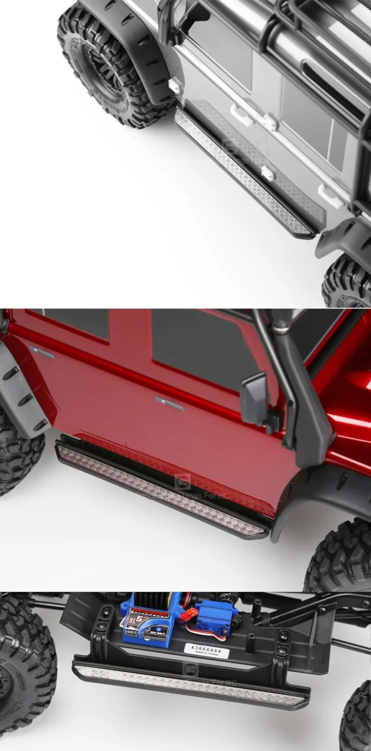 GRC алмазная пластина сторона шаг панель стиль A для Traxxas TRX 4 0 3 мм|Детали и