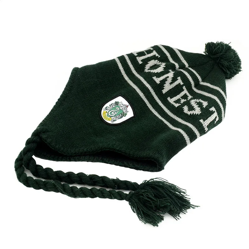 Сенсорные перчатки шапка с наушниками Гриффиндор/Слизерин/Hufflepuff/Ravenclaw перчатки шляпа Хэллоуин Рождественский подарок