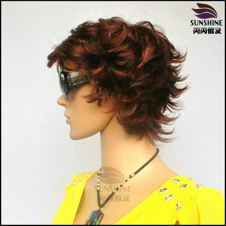 100% imported high quality hair wigs exported to Europe and end of a single mom short red wine|wine glass|wig clampwine shorts |