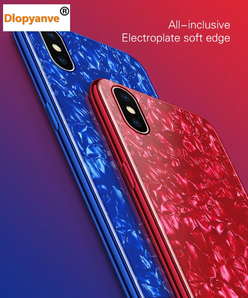 Новый роскошный чехол из закаленного стекла для Samsung S8 S9 Plus Note 8 9 Жесткий