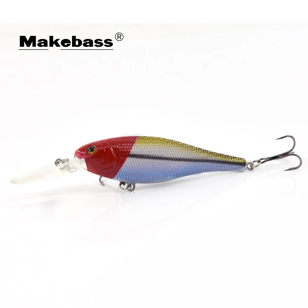 MAKEBASS Pesca рыболовные приманки набор Shad Suspending Jerkbait жесткие Topwater Popper плавающая