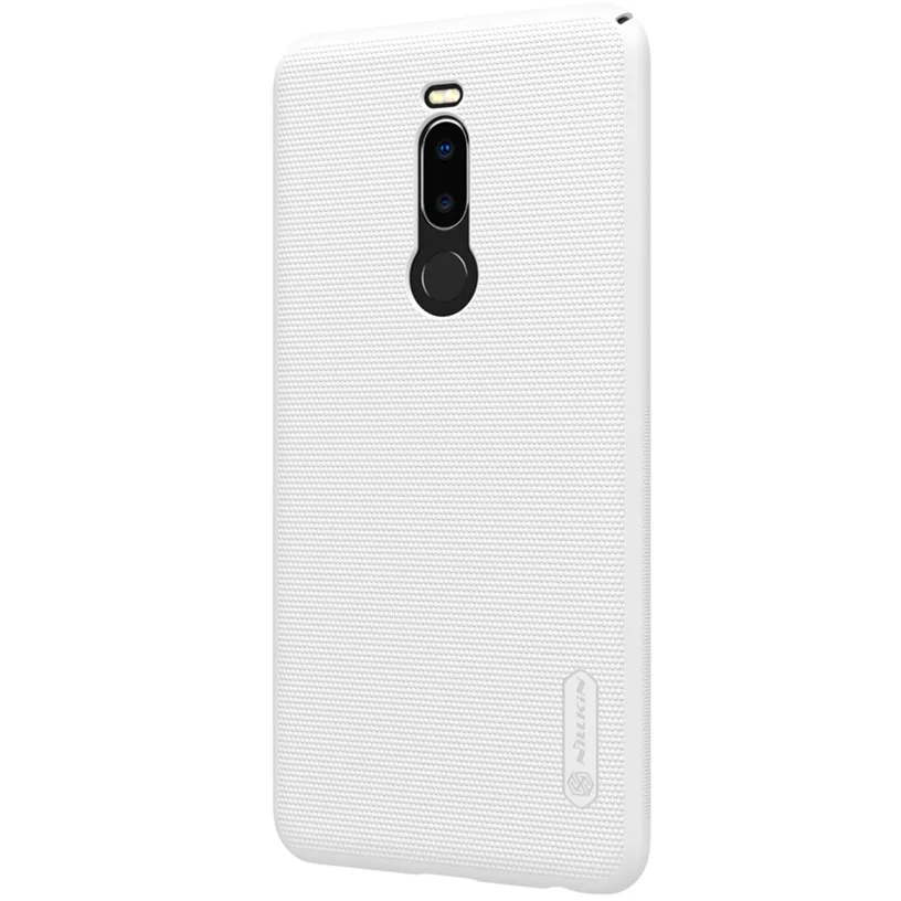 White Для Meizu Note 8 чехол Nillkin матовый защитный жесткий чехол на заднюю панель матовый чехол для Meizu Note 8 бампер Подарочный держатель - Цвет: White