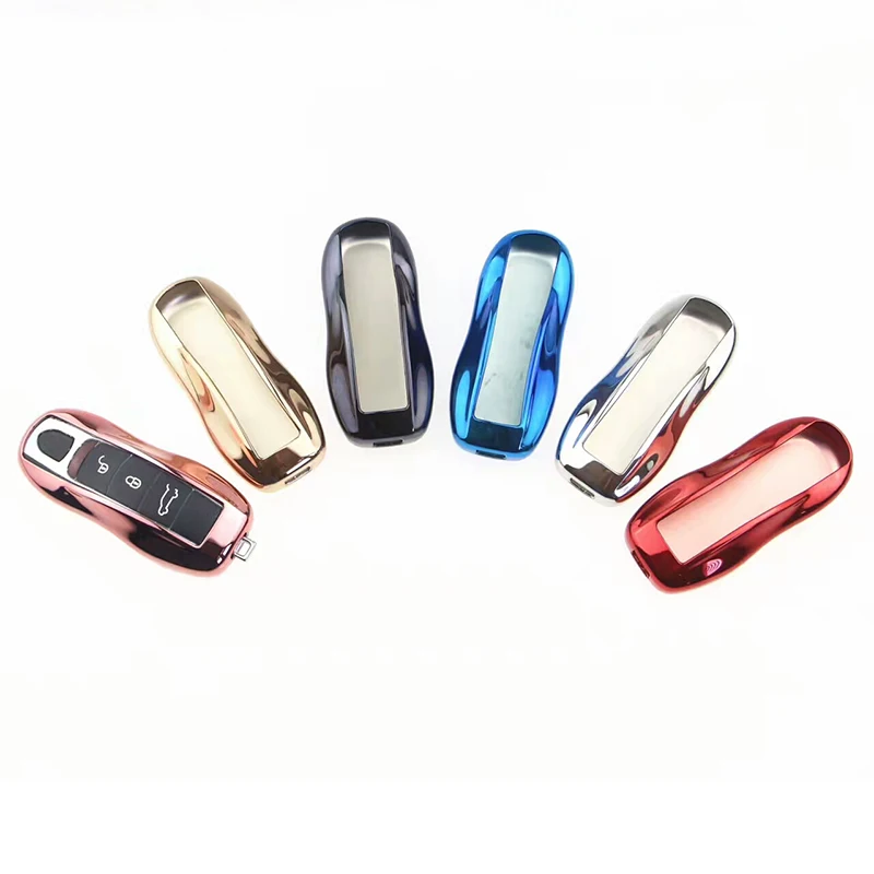 Совершенно новые стельки синие силикагель оболочки ключа для Porsche Macan Cayenne 911 Panamera