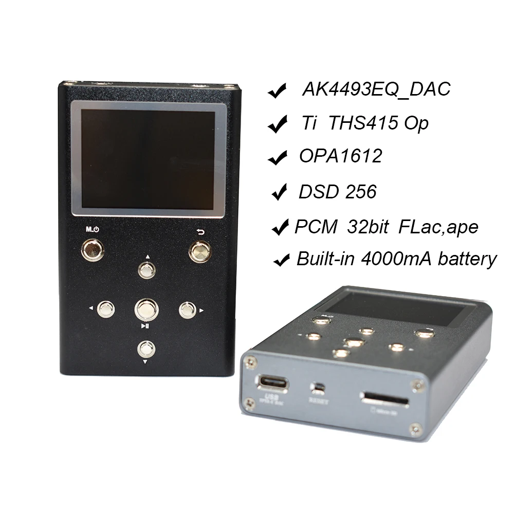 Последние F. Audio XS03 dual AK4493EQ жесткий без потерь USB DAC сбалансированный выход HiFi TFT мощность MP3-плеер Обновление от XS01 XS02 E5-007