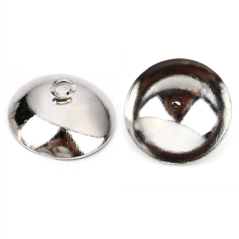 50 шт./лот, бронзовый купол, железный жемчуг, подвеска, разъем под ключ, подходит для 6 мм, 8 мм, 10 мм, 15 мм, бусины, сделай сам, фурнитура для изготовления ювелирных изделий, аксессуары