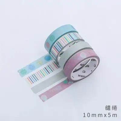 5 шт./компл. сплошной Цвет лента Washi качество канцелярские товары Сделай Сам Скрапбукинг фотоальбом Школьные Инструменты каваи записки Бумага наклейки - Цвет: 21