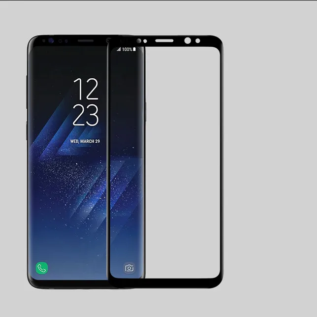 3D закаленное стекло для Samsung Galaxy S9 S8 Plus Note 8 note8 защитная пленка полное покрытие