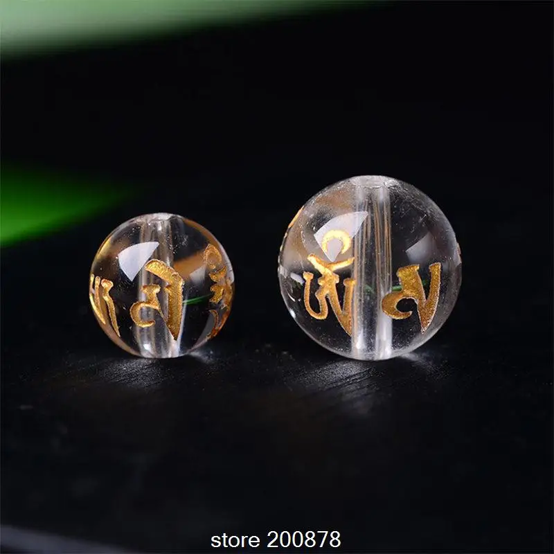 TSB0529 Природный Рок-кристалл, кварцевые круглые бусины, 6/8/10/12/14/16 мм