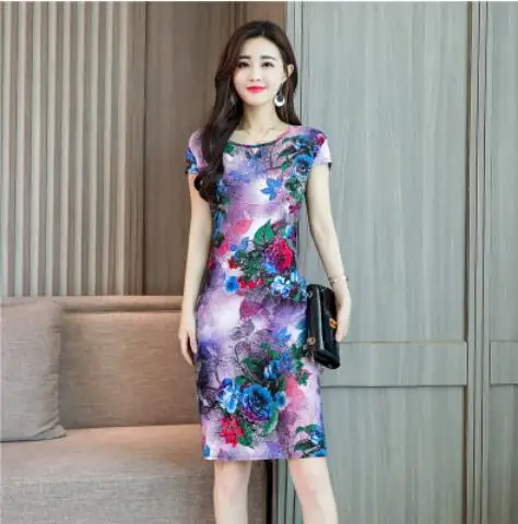 No. 57 Vestido de festa,, хлопковое украинское платье для женщин, новинка, летнее женское платье, Ретро стиль, круглый вырез, короткий рукав - Цвет: No. 57