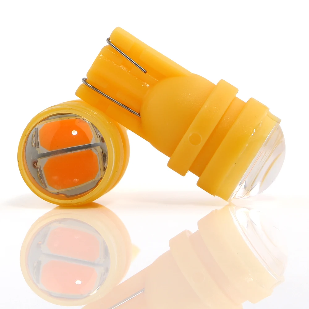 500X W5W светодиодный объектив 60LM T10 5630 2 SMD авто освещение для чтения интерьера
