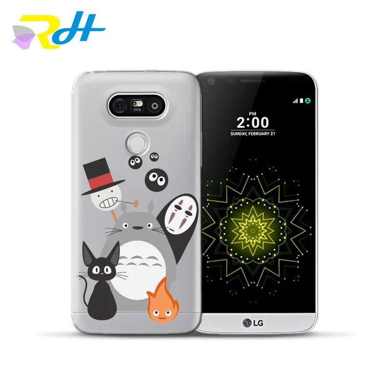 Мягкий милый чехол для LG G4 G5 G6 с изображением Тоторо Q6 Q8 K4 K7 K8 K10 2017 X Power 2 телефона