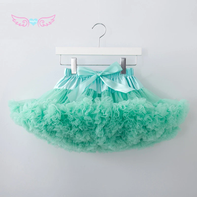 Розовый пушистая шифоновая Pettiskirt Юбка-пачка для девочек юбка принцессы одежда Танцевальный костюм одежда на выход Для женщин Jupes Лолита юбка-американка