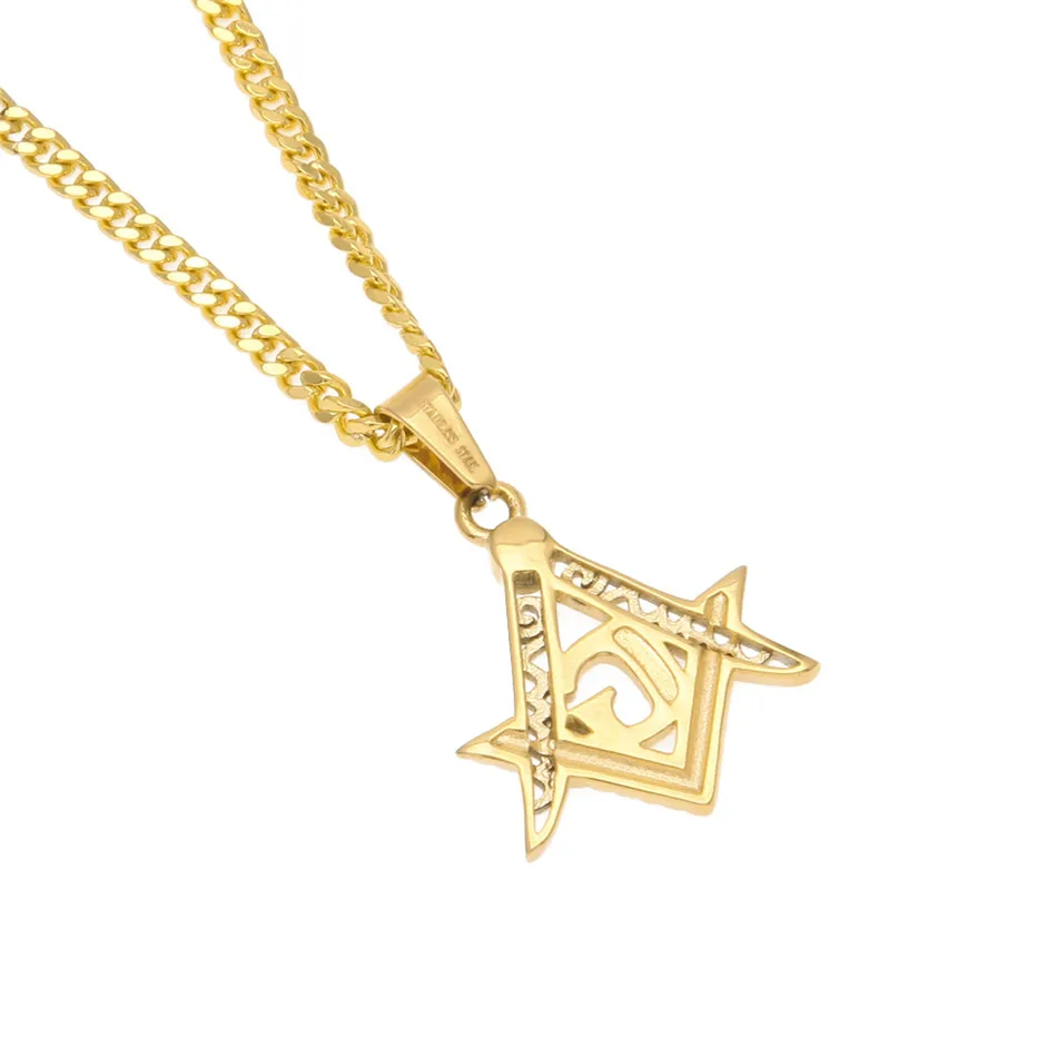 Ожерелье UWIN мужское с подвеской в стиле хип-хоп |