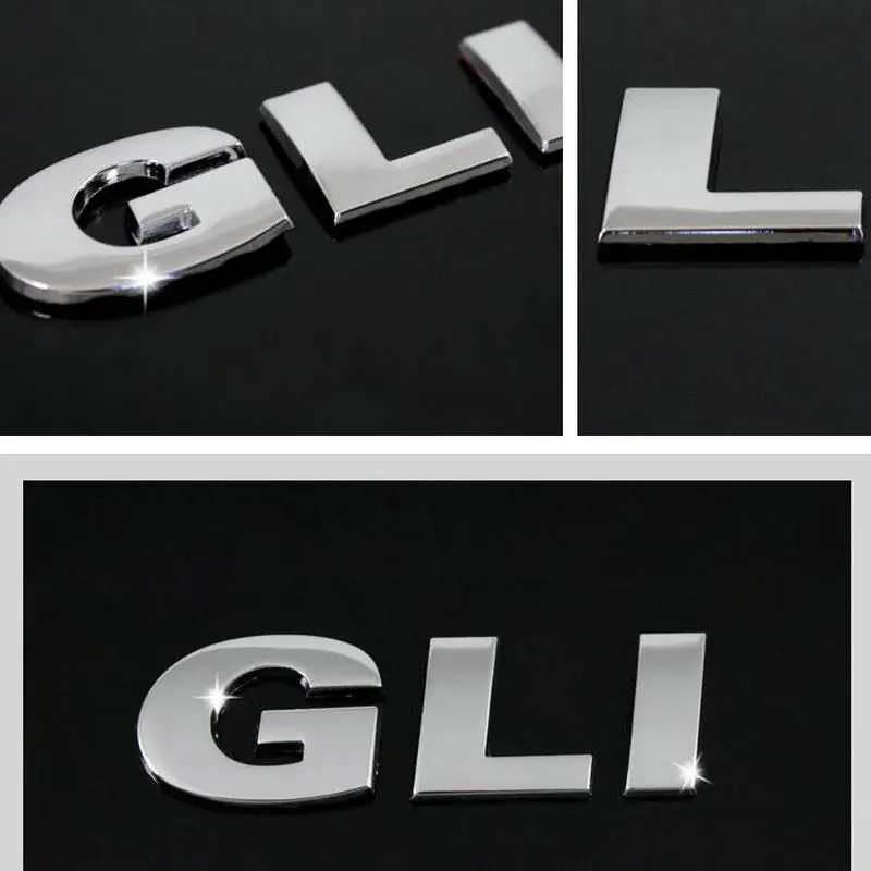 Apply to Jetta GLI Backup box alphabet Post character mark Label ABS Electroplate 1K5 853 675 | Автомобили и мотоциклы