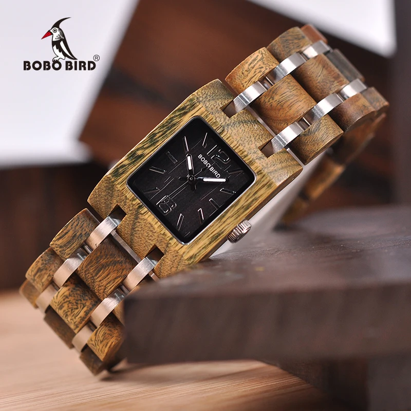 Женские деревянные часы BOBO BIRD 25 мм роскошные Брендовые Часы подарки для подруги в