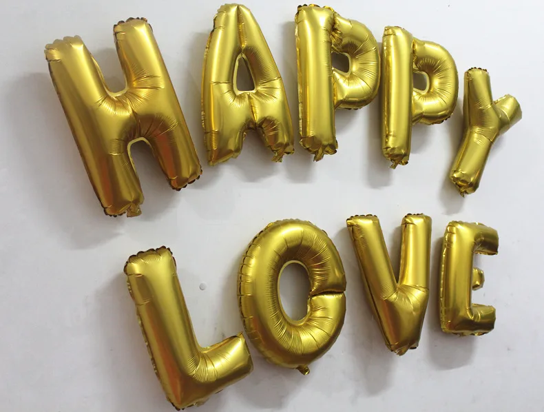 Воздушные шары из фольги с золотыми буквами 16 дюймов|kids kids|kids birthday party decorationkids decor |