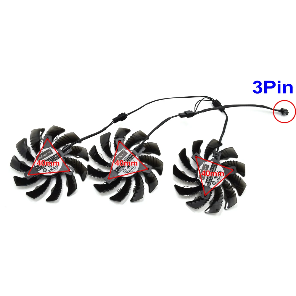 75 мм T128010SU PLD08010S12H 3Pin 0.35A кулер вентилятор Замена для Gigabyte 7970 GTX 970 GAMING G1 Видеокарта охлаждения