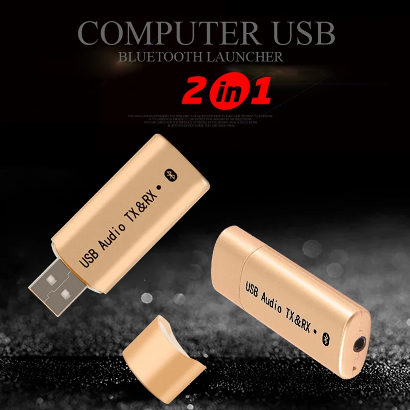 2018 беспроводной USB bluetooth передатчик приемник аудио 4 2 стерео 3 5 мм адаптер