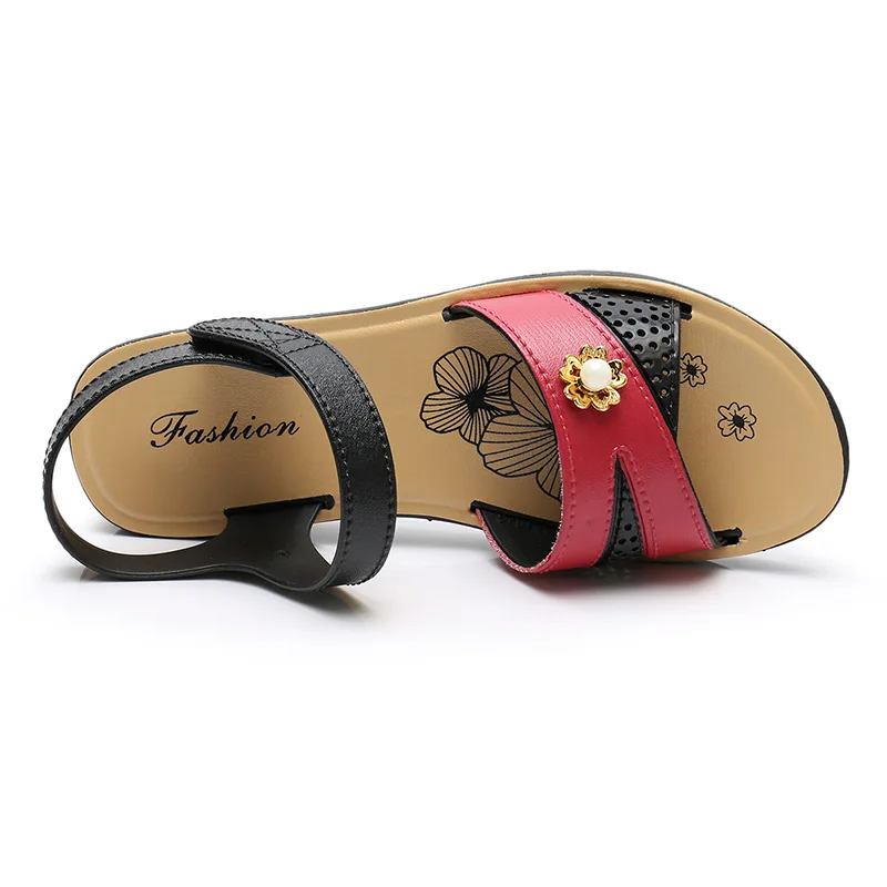 

Women Sandals Summer Beach Sandals 2019 New Flip Flops Women Flat Sandals Bohemian Beaded Soft Ladies Sandals Size