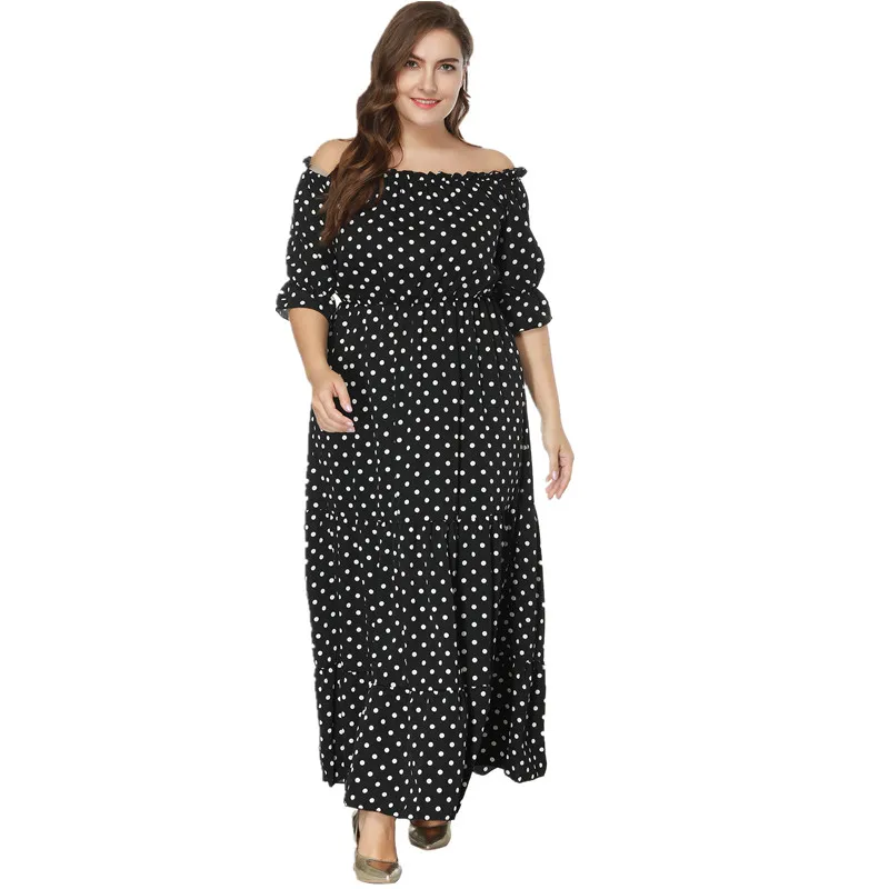 YOGLEX платье большого размера XL-XXXXL 5XL 6XL 2018 Весна Лето с коротким рукавом богемные