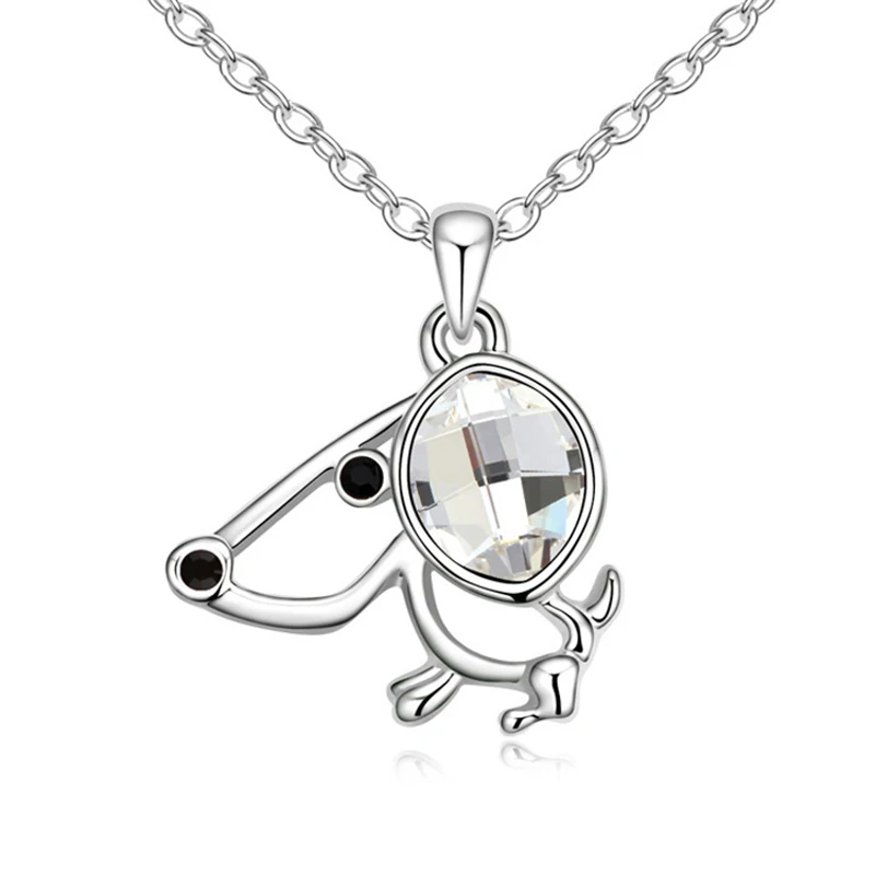 Новый Кристалл Австрия Подвески женщин-Lucky Dog | Украшения и аксессуары
