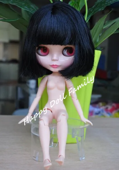 Кукла Blyth Обнаженная кукла с Соединенным телом черные короткие волосы общей