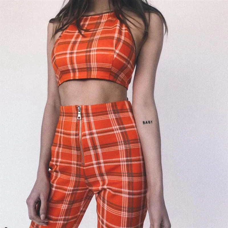 Женский комплект из двух предметов футболка без рукавов с топом и