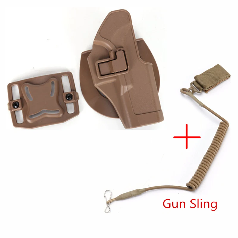 Тактическая кобура для пистолета страйкбольного типа с ремешком MOLLE сумка