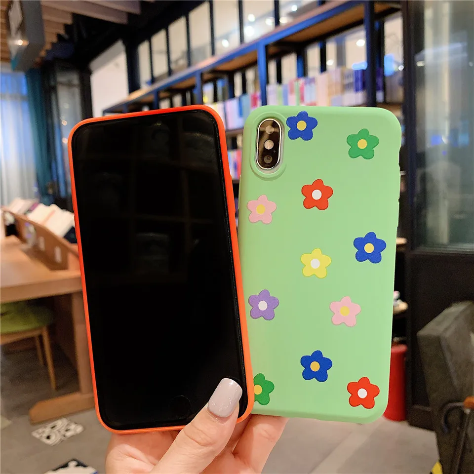 Чехол для huawei Honor 10 9 8 Lite 8C 7C 5C 4C мягкий милый матовый чехол из ТПУ с цветочным