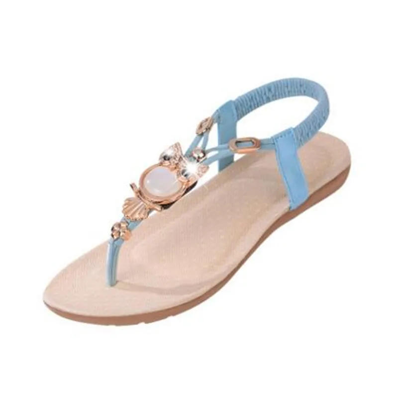 Марка Сандалии Женщин 2016 Лодыжки Ремень Обувь Женская Плоские Летние Туфли Боути