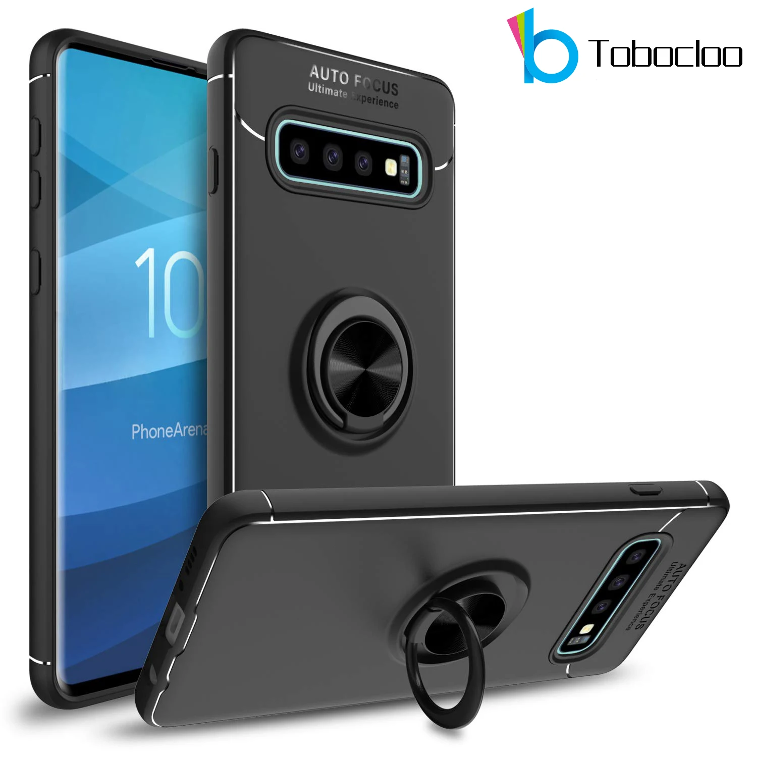 Чехол с кольцом держателем 360 для Samsung Galaxy S10 S10e S10Plus Plus e S 10 мягкий силиконовый