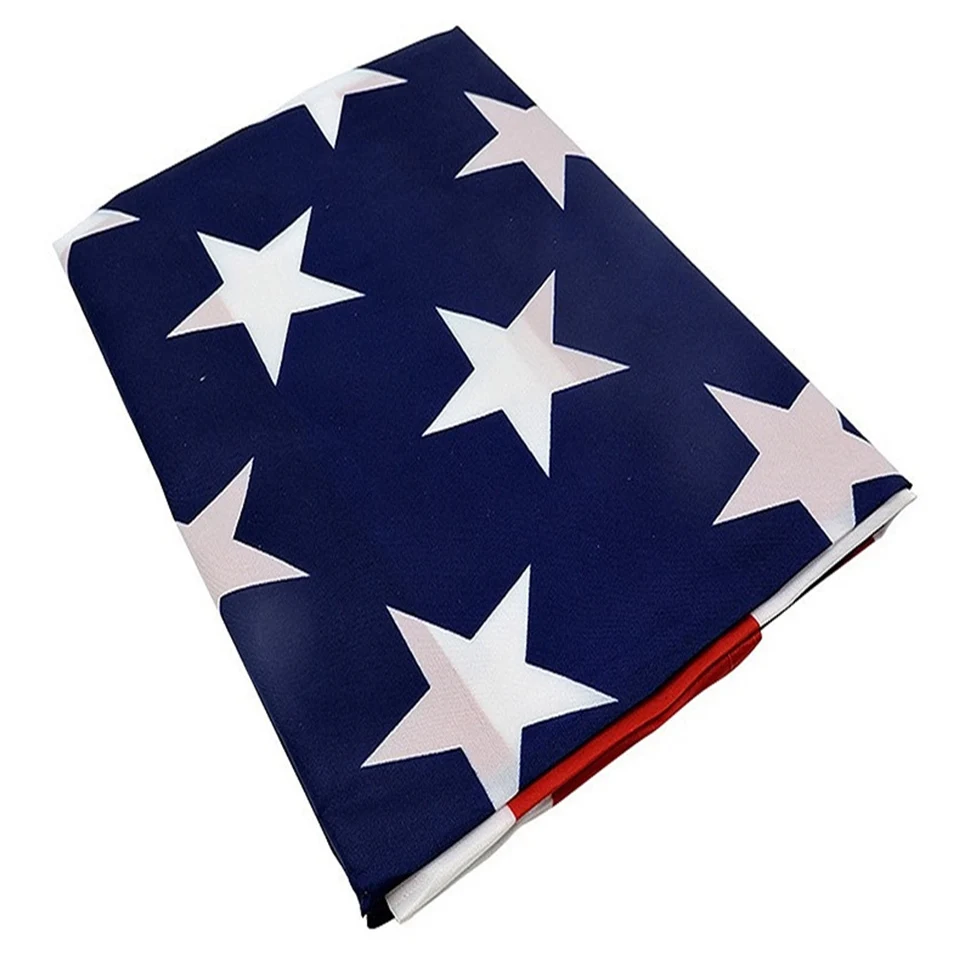 

150*90cm Banneru US 100% Polyester Standard Banner Star UV Anti-Fade Double-sided Printing Buttonhole USA Flag