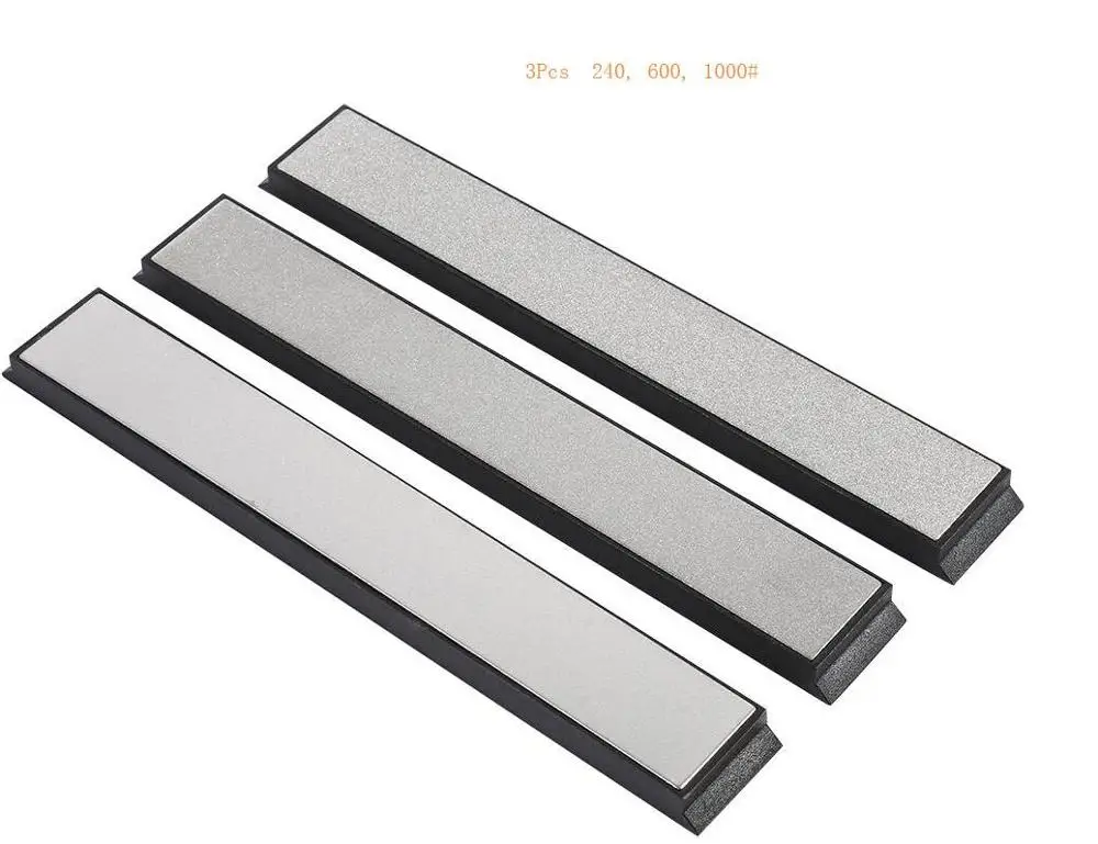 3pcs 6 шт./3 шт. набор профессиональных алмазных ножей набор-точилка Apex Fix-Angle машина для заточки ножей кухонный шлифовальный камень - Цвет: 3pcs