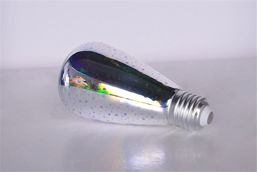 Zoyabell Led 3D Edison ЛАМПЫ фейерверк E27 лампы накаливания Ретро Винтаж декоративные RGB света в помещении Edison 110 В 220 В лампа