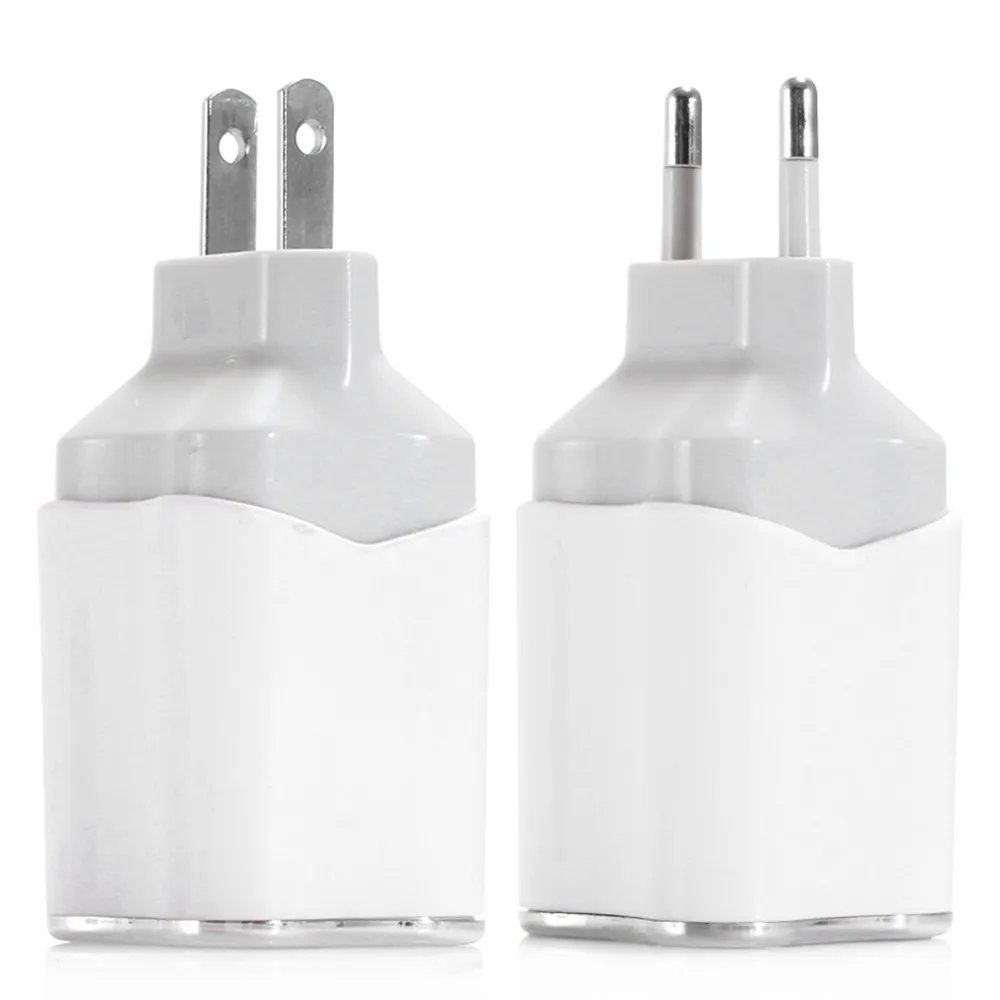 2А Двойной USB порт настенный домашний дорожный адаптер переменного тока для Samsung