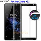 Ультратонкое закаленное 3d-стекло с полным покрытием для Sony Xperia XZ2 H8216 H8266 H8276 H8296 9H, защита экрана с закругленными краями