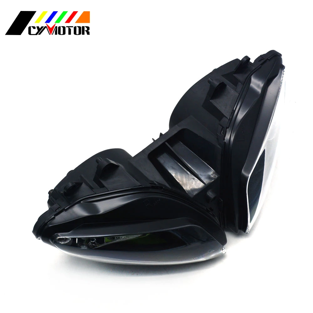 Передняя фара мотоцикла для YAMAHA YZF R1 YZFR1 2002 2003 02 03 уличный велосипед|Накладки и