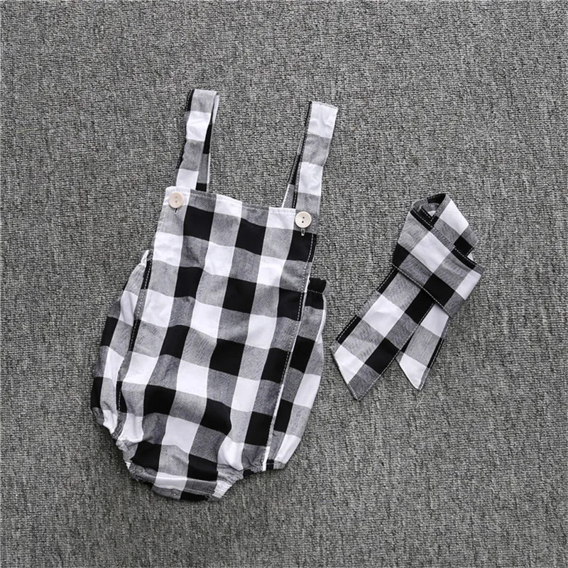 2 шт./компл. новорожденных для маленьких девочек Комбинезоны малышек + оголовье