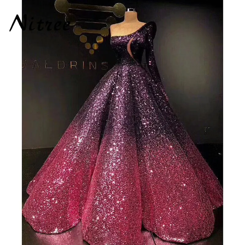 Vestidos мусульманские Вечерние платья Турецкий Арабский в Дубае Bling уникальный ткань вечерние платье для свадеб кафтан блеск
