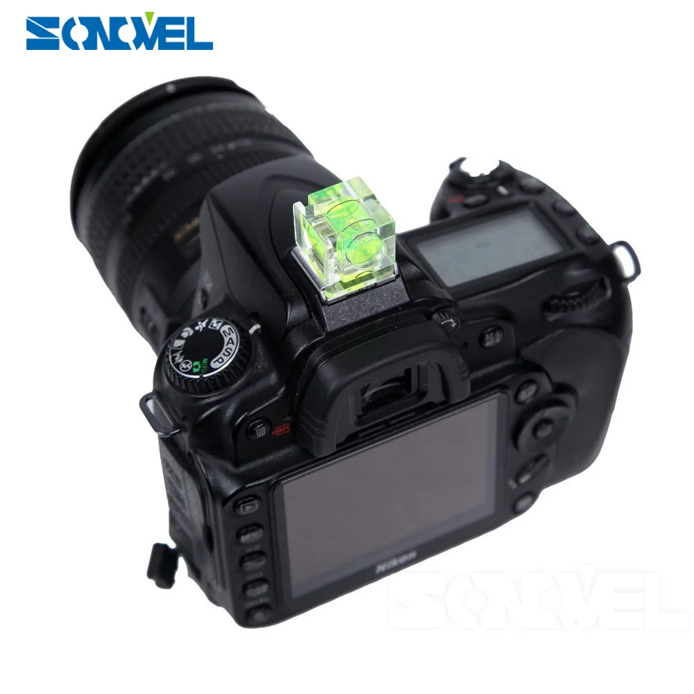 Одноосевой пузырьковый спиртовой уровень адаптер Горячий башмак для Dslr Slr камеры