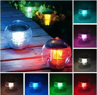 Water pool Solar power floating led lights Tree hang lamp for yard decorations white/yellow/red/blue/RGB Russia Brail | Лампы и